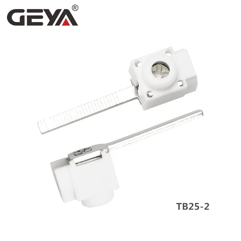 Geya 1pcs 25mm ² aansluitingen voor stroomonderbreker stroomonderbreker verdeelkast elektrische draad connector