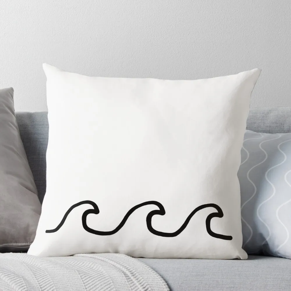 

Waves Throw Pillow Bed pillowcases christmas ornaments 2024 Cushions christmas cushions covers