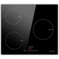 Индукционная варочная панель NOXTON с 3 конфорками, 60 см, встроенная индукционная варочная панель, электрическая варочная панель с сенсорным управлением, таймером, предохранительным замком, 5200 Вт, wi
