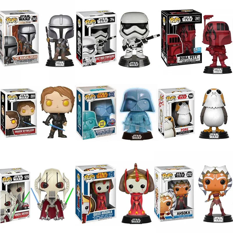 Funko Звездные войны поп Чубакка 195 # Queen Amidala 29 # AHSOKA