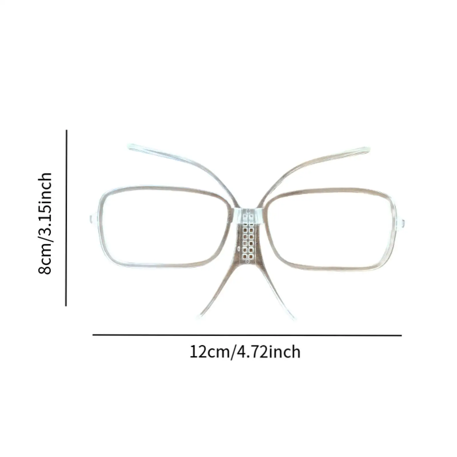 Skiing Goggles Frame Myopia Adapter Transparent Ski Goggles Insert Optical Adaptor for Snow Goggles Motorcycle Goggles Accessory 6