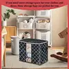 Blanket Storage Bags With Zipper Foldable Clothes Container Large Pillow Bin For Clothes Blankets Comforters Bedding Sets Sturdy 4