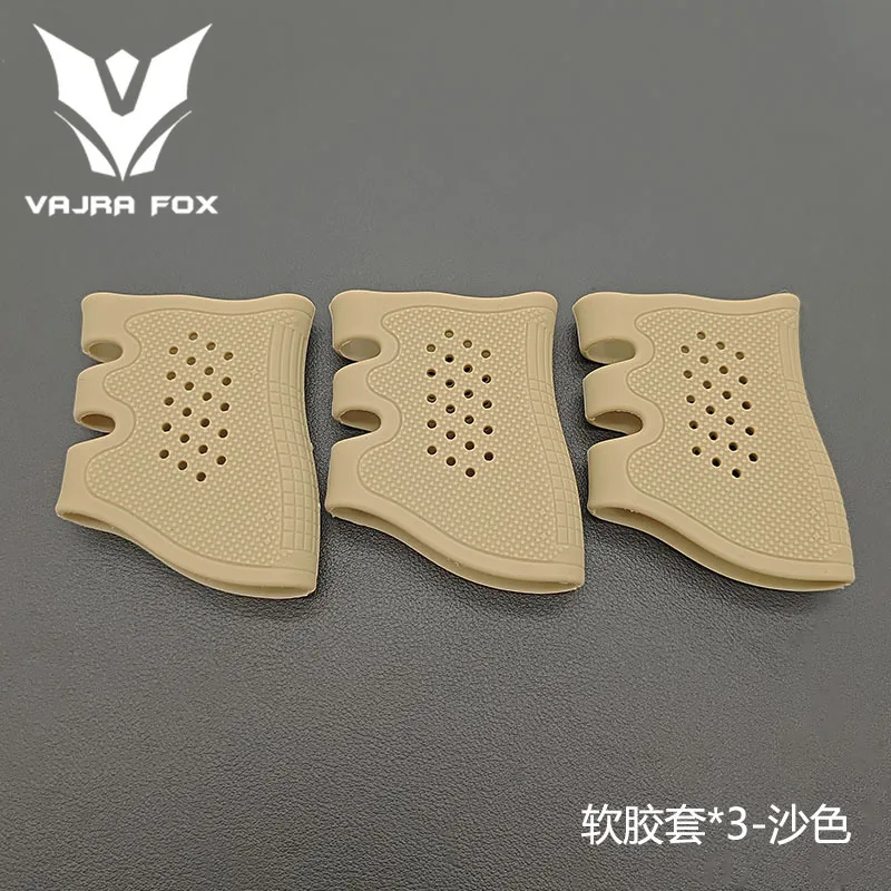 Anti Slip Tactical Handgun Rubber Grip Protect Cover Weapon Gun Universal Rubber Glove Fit Glock Pistol Handle Accessories rubber grip sleeve rubber grips gun accessories