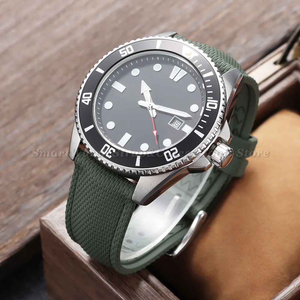 Premium FKM Rubber Waterproof Sport Watch Strap – Universal Fit