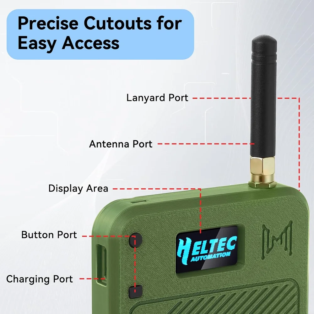 Meshtastic Enhanced LoRa Dev-Board Kit with High-Capacity Battery and OLED Display