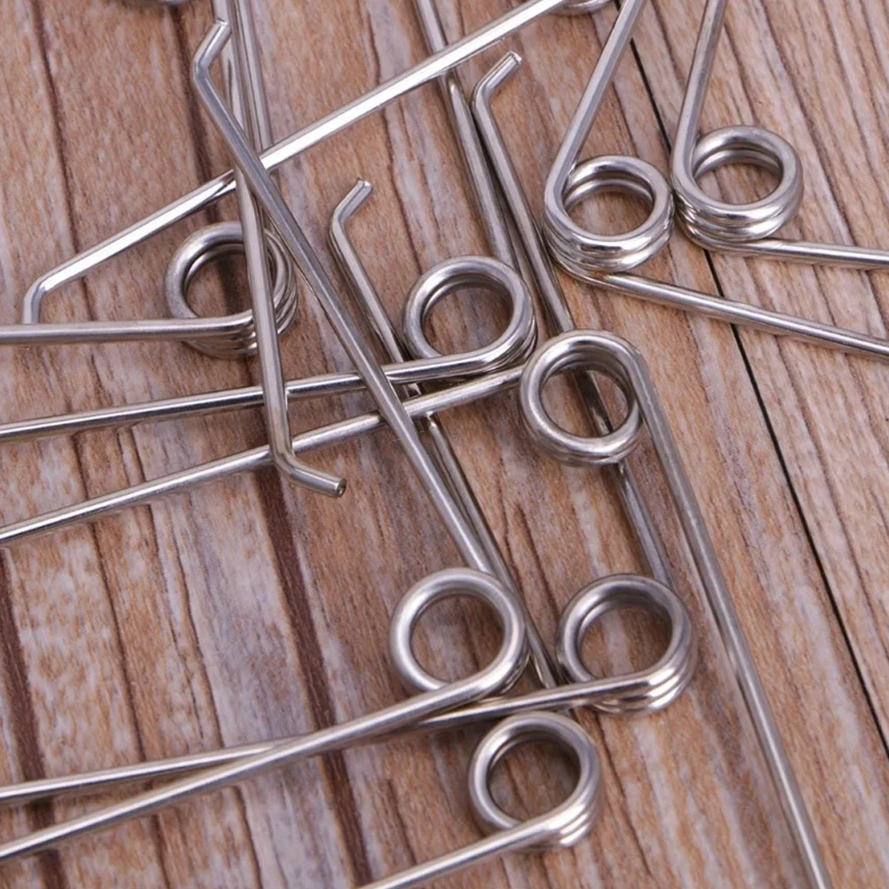 Description Picture 6 of item10Pcs V Shape Steel Compression Spring Gardening Scissors Accessories Tool Reed Fruit Pruning Accessories Building Hardware