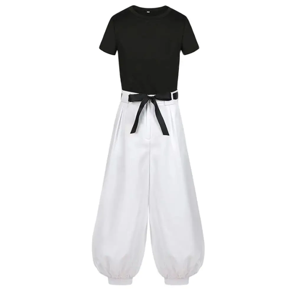 

Anime Jujutsu Kaisen Fushiguro Toji Cosplay Costume Adult Unisex Short Sleeve Top Pants Suit Halloween Uniform Party