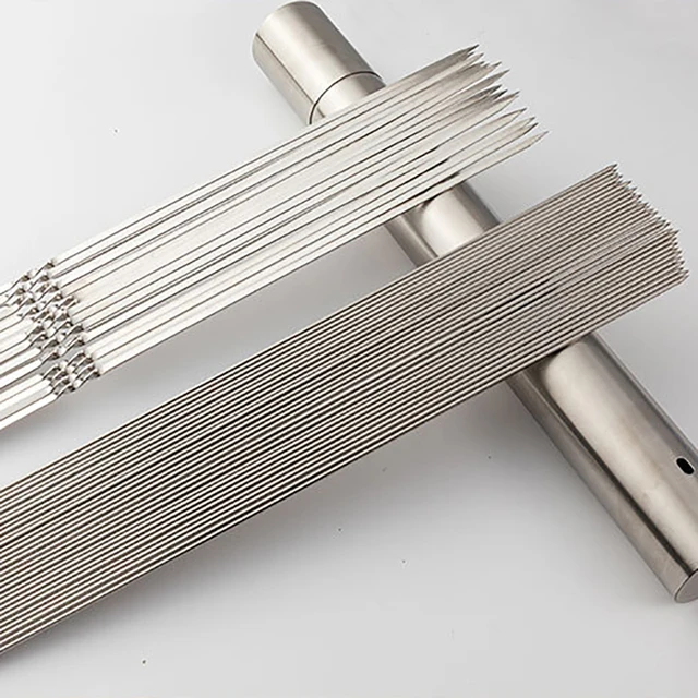 50Db Rozsdamentes Acél Grillszárc Hordozható Újrafelhasználható Bbq Nyársai Cső Kebab Vaspálcával Kültéri Kemping Piknik Szerszámokhoz - Image 3