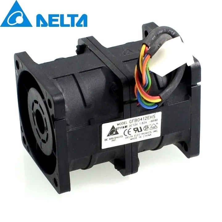 Delta New Booster Fan 12V 1.82A Gfb0412Ehs Moto Motore Super Car Radiatore Raffreddamento Violenza 4056 40*40*56Mm