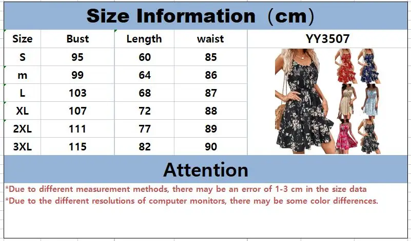 S2523106c34f645b5902aa13137581ffbT European and American New Summer Elegant Sleeveless Dress Pullover Print Elastic Waist Strap Short Skirt for Women Mallzona