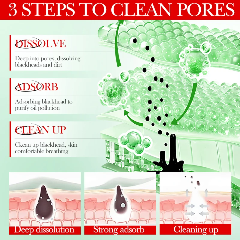 5pcs SADOER Aloe vera Face Mask Mud Masks Facial Moisturizing Blackhead Removal Clay Skin Care Products