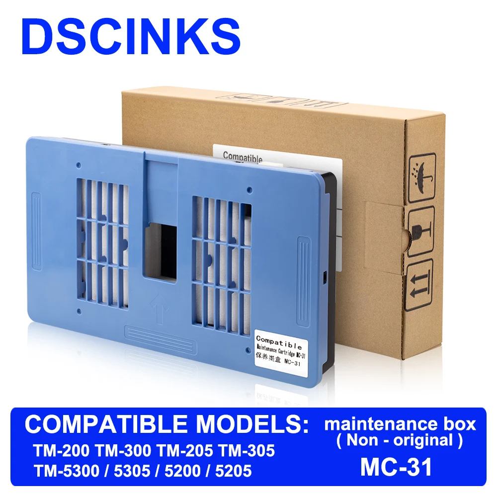 para Canon Mc31 Caixa de Manutenção para Impressora Canon Ta20 Ta-30 Tm-200 Tm-205 Tm-300 Tm-305 Tm5300 Tm-5305 Tm-5200 Tm-5205 Mc31 Manutenção
