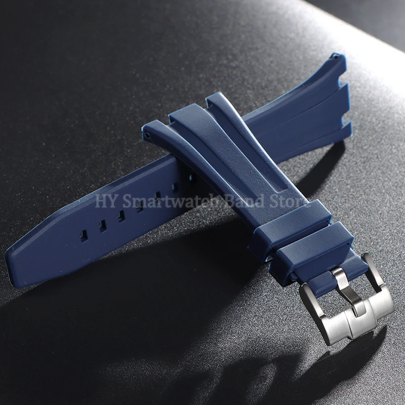 Rubber Waterproof Wristband with Metal Buckle