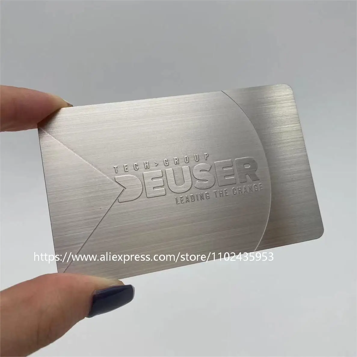 Manufacturers Customize Cut Out Metal Business Card Blanks Cards With Different Finishing