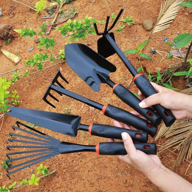 Kertészet Zamatos Növényi Szerszámkészlet Beltéri Kerti Készlet Fekete Cserepes Kaktusz Houseutlant Termesztési Szakmai Eszköz - Image 3