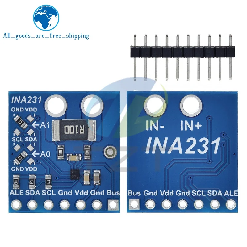 INA231IICI2CInterfaceBidirectionalCurrentPowerMonitoringSensor