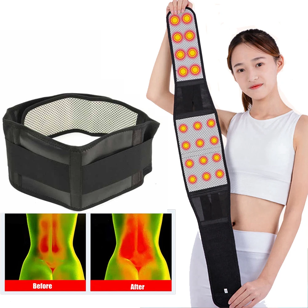 Tourmaline Self-heating Magnetic Therapy Waist Belt 4