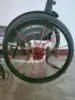 A pair Anti-slip Sports Wheelchair Tires 4