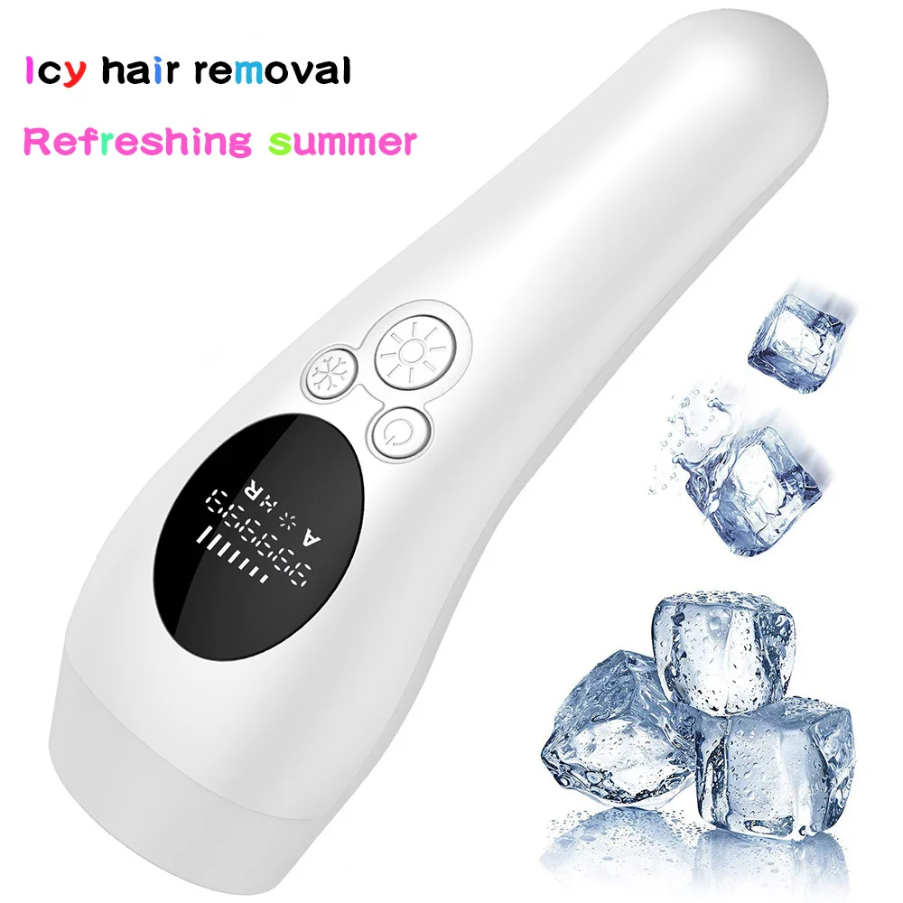 999999 Lampeggiante Hot Laser Hair Remover Permanente Ipl Fotoelettrico Ice Sensing Hair Remover Depilatore Elettrico Indolore
