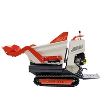 Fast Delivery 500kg Mini Dumper Tipping Dump Usa Stock Hydraulic Self Loading Crawler Dumper Door To Door 1