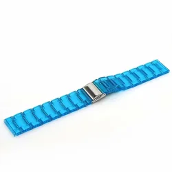 Transparent Resin Watch Strap - Sleek and Stylish Design for Redmi Watch 5 Active (3 blue)