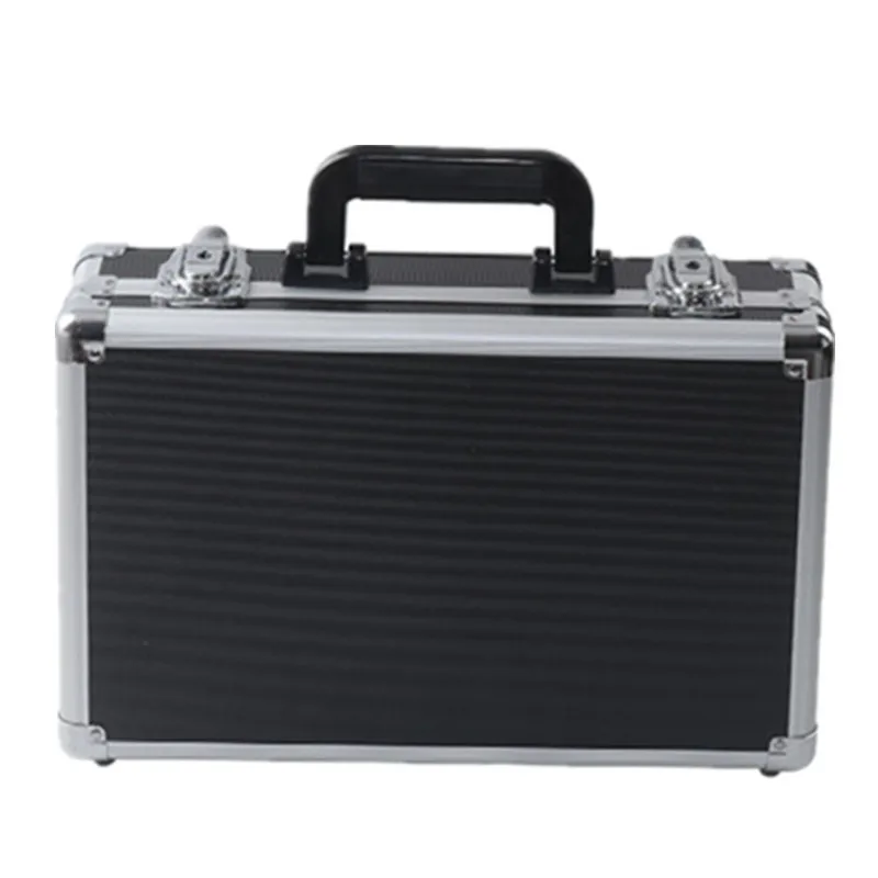 Aluminum Tool case suitcase toolbox business File box Impact resistant safety equipment camera bag with pre-cut foam 2