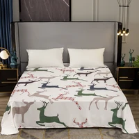Customized LOGO Photo Cartoon Flat Sheets Soft Bedding Sheet Anime Bed Sheet for Queen King Twin Size Kids Gift Custom Bed Cover 2