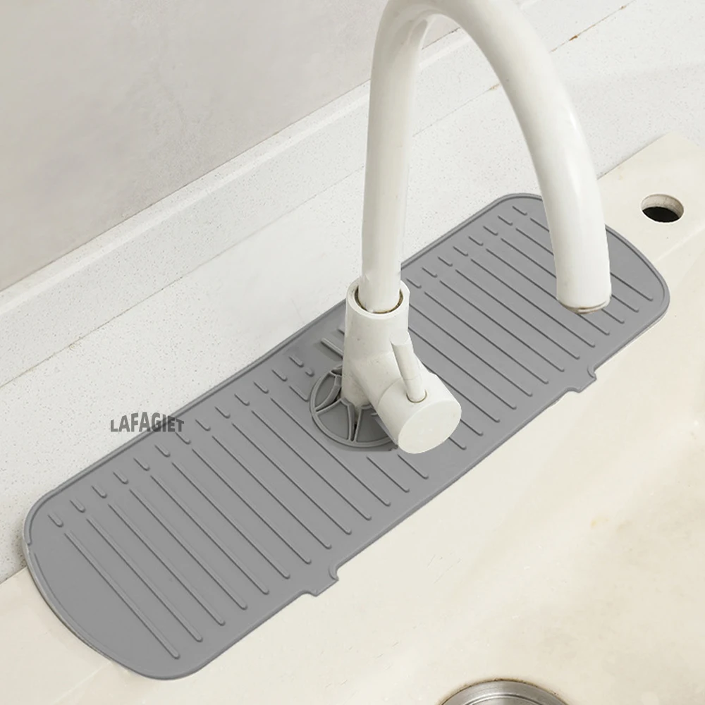 1 Pezzo Tappetino Drenante In Silicone Per Rubinetto Da Cucina O Bagno