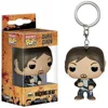 FUNKO Pocket The Walking Dead Keychain Dolls Rick Grimes Daryl Dixon Christmas Backpack Pendant Toys Models Collection Keychain 4