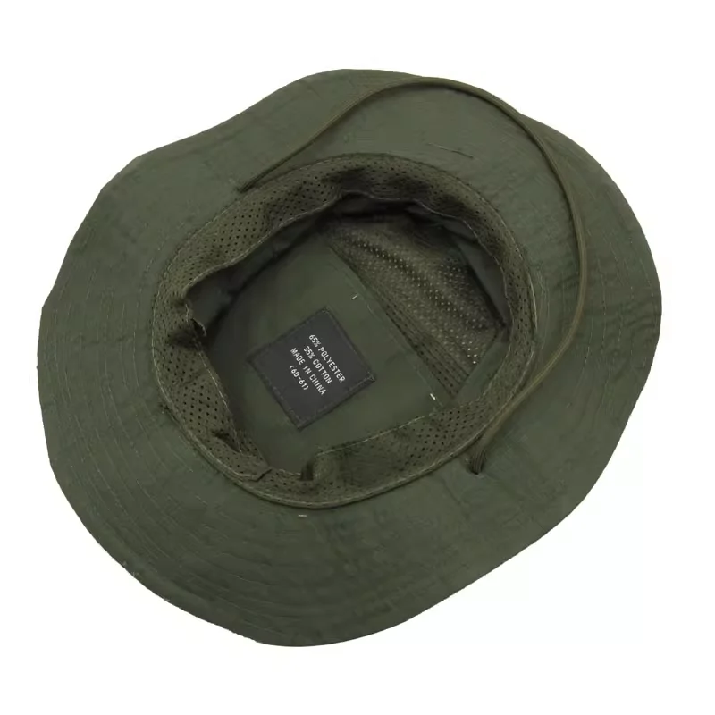 OD Green New Tactics Fans Square Brim Penny Hat Geely Adjustable Breathable Training Hat