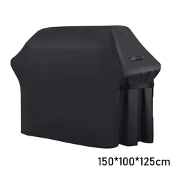 Heavy - Duty Waterproof Round Outdoor BBQ Grill Cover (150 x100 x125cm)