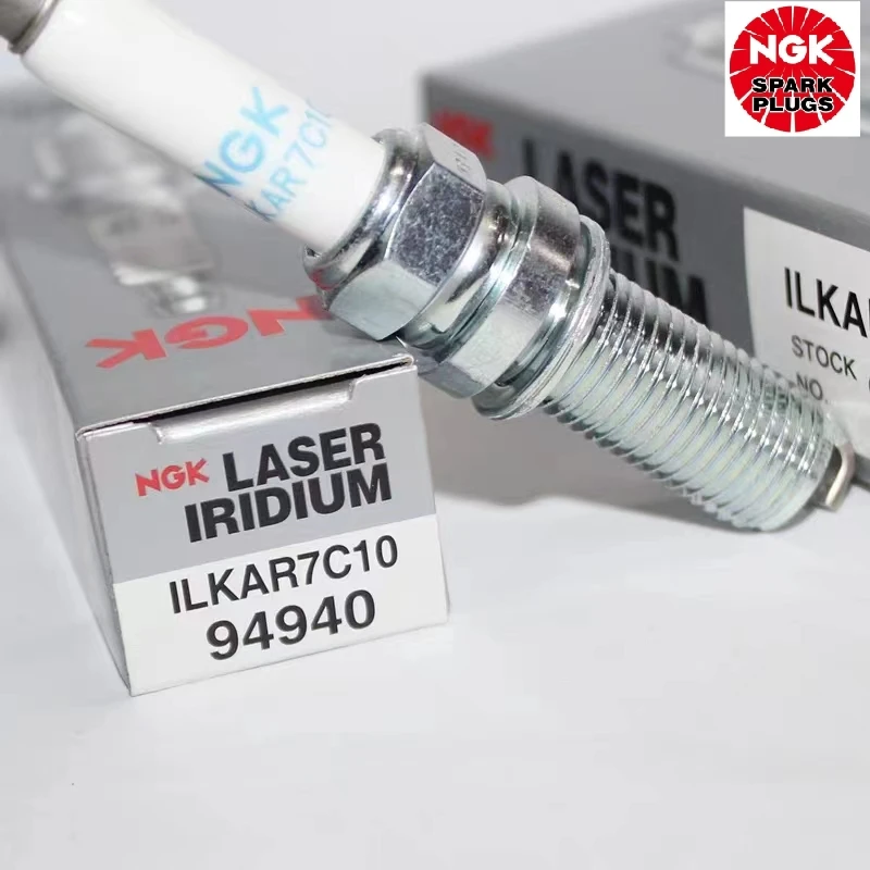 4-8Pcs Original NGK ILKAR7C10 94940 Laser Iridium Platinuim Spark Plug For JAGUAR F-Type XF XJ Range Rover Discover 5.0 508PS
