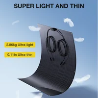 Panneau solaire flexible monocristallin haute efficacité 240W, 2 ou 4 unités (480W 960W) pour balcon, camping-car, camping, bateau, système photovoltaïque 4