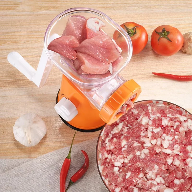 Manual Meat Grinder Stainless Steel, Mincer Machine For Grinding Meat, Vegetables, Kitchen Appliance