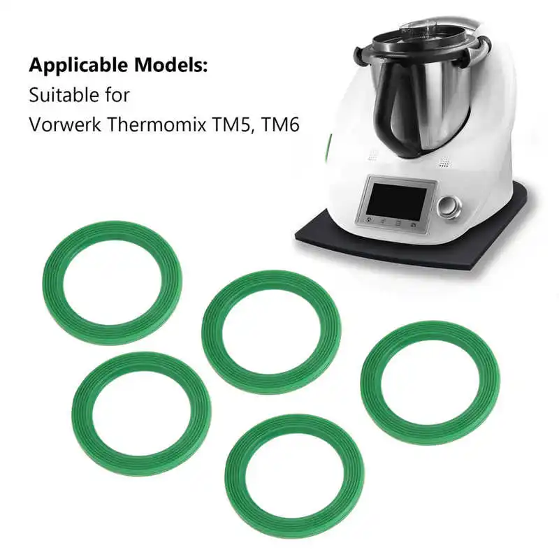 Blender Sealing Ring Gasket O Ring 5Pcs Replacement Parts for Vorwerk Thermomix TM5 TM6