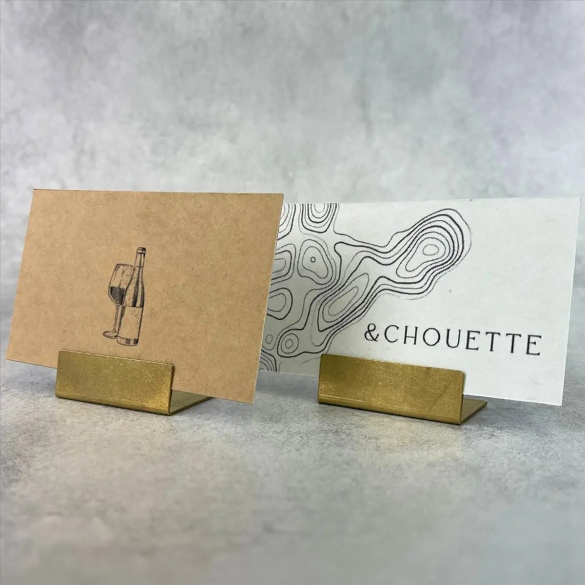 T64C 플레이스 카드 홀더 황동 10개 넓은 사이즈 빈티지 테이블 카드 홀더 앤틱 소형 테이블 카드 스탠드 메모 가격표