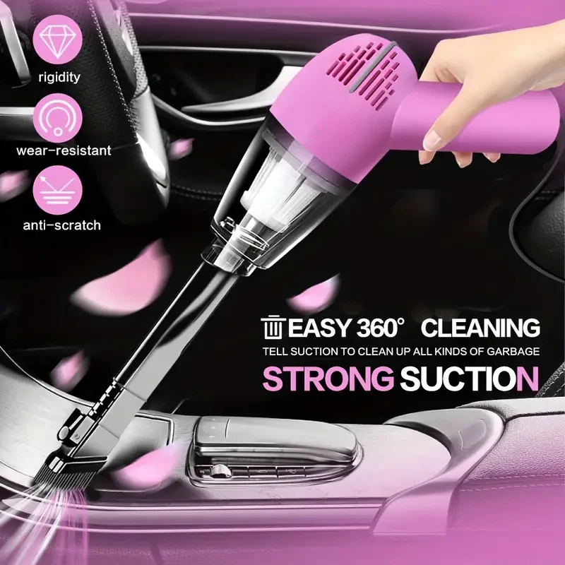 Vacuum Cleaner 12V Car Handheld Strong Suction