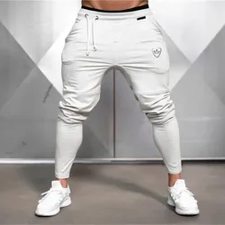 New Men's Running Pants Sweatpants Fitness Joggers 2022 Spring Male printing gym fitness Long Pants Sports Pants man Sweatpants