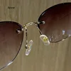 3D Floral Border Shade Reading Glasses New Framless Sunglasses Presbyopia Eyeglasses For Women New +1.0+1.5+2.0+2.5...+4.0 4