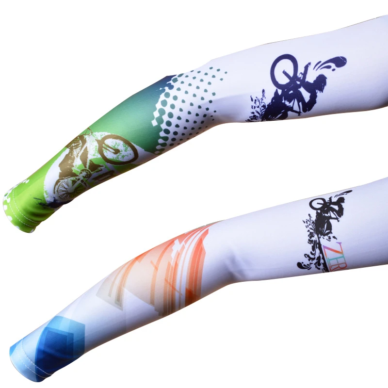 Bike Arm Sleeves Ice Silk Sports Cycling Arm Sleeves Cover Sun UV