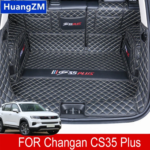 Changan CS35 Plus – tapis de coffre en cuir personnalisé, doublure Cargo  Durable, couverture complète, accessoires de décoration intérieure arrière  - AliExpress