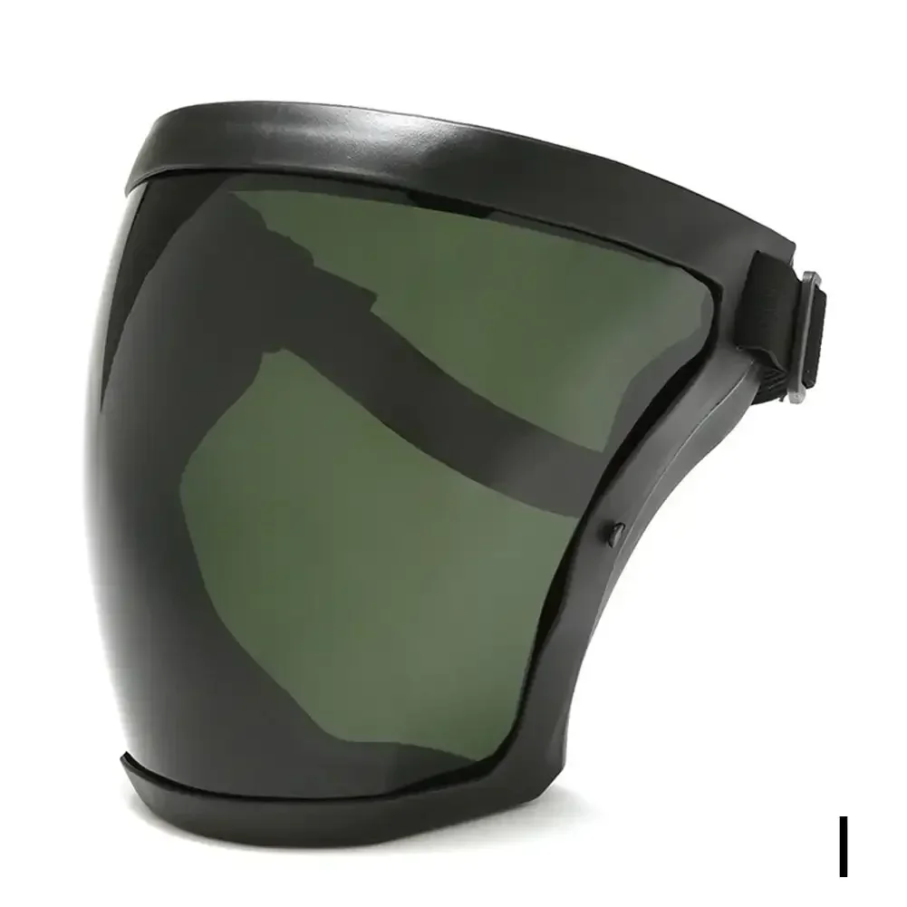 Enhanced Reusable Transparent Full Face Shield Mask for Protection Against Dust and Fog