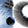Lashonly Matte Ellipse Eyelash Extension Split Tips Super Soft False Lashes Black Mega Volume Faux Mink Light Weight Flat Lashes 3