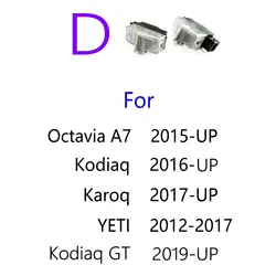 LED Car Door Ghost Shadow Projector Light - 2 - Pack (For Skoda Only)