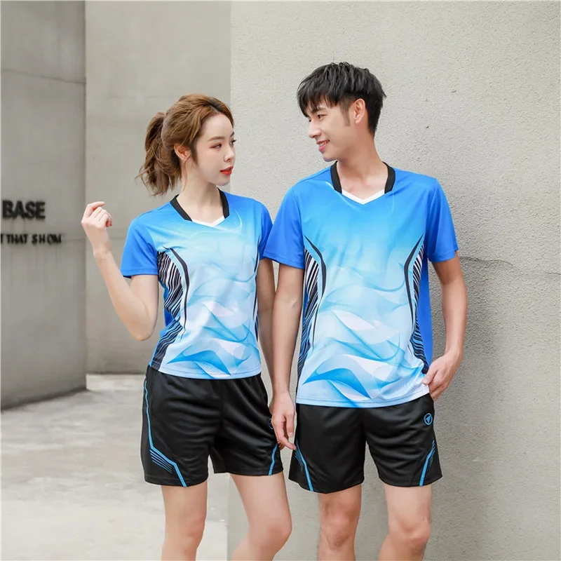 Quick Dry Badminton Shirt shorts Women/men Table Tennis T Shirts Team Game Running Training Short Sleeves tennis shirt A157 short sleeve t shirt sports clothes