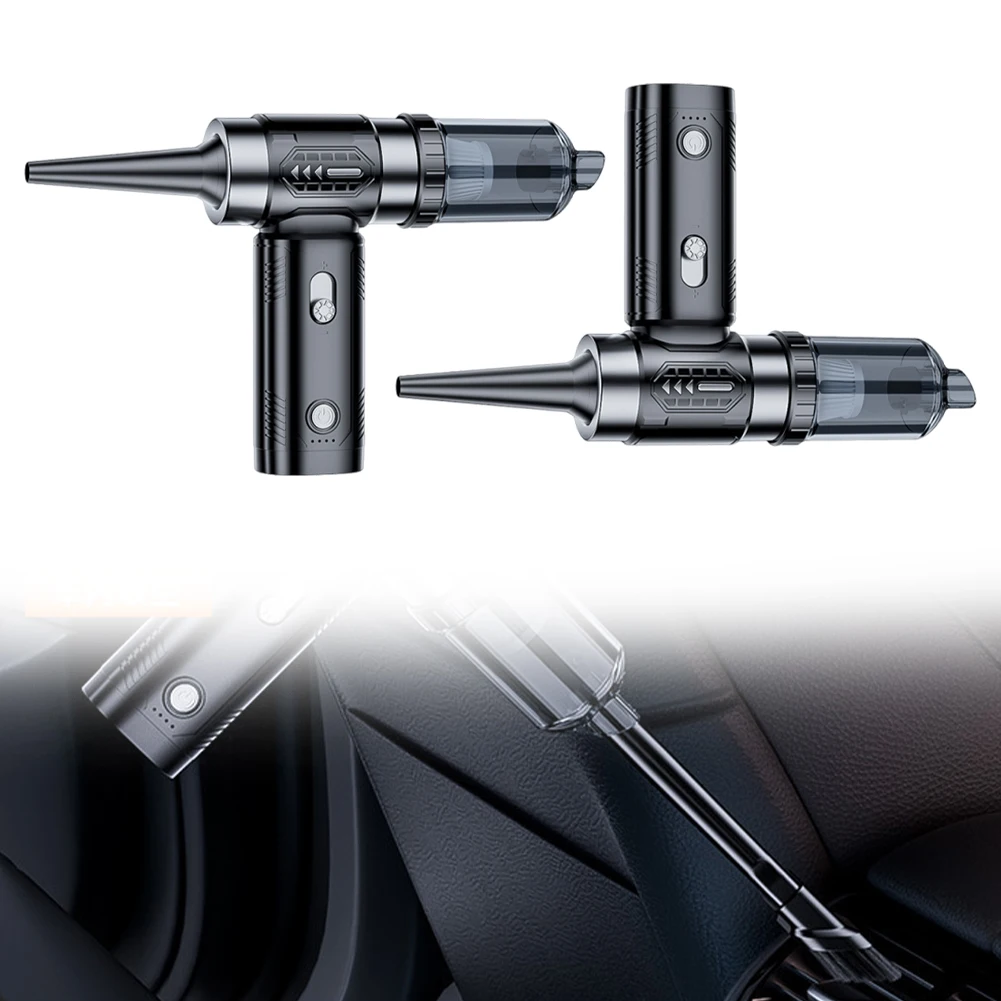 Mini Violent Turbo Fan 100000RPM High Speed Supercharged Hurricane Turbine Fan Brushless Motor 4500Pa for Home Car Outdoor