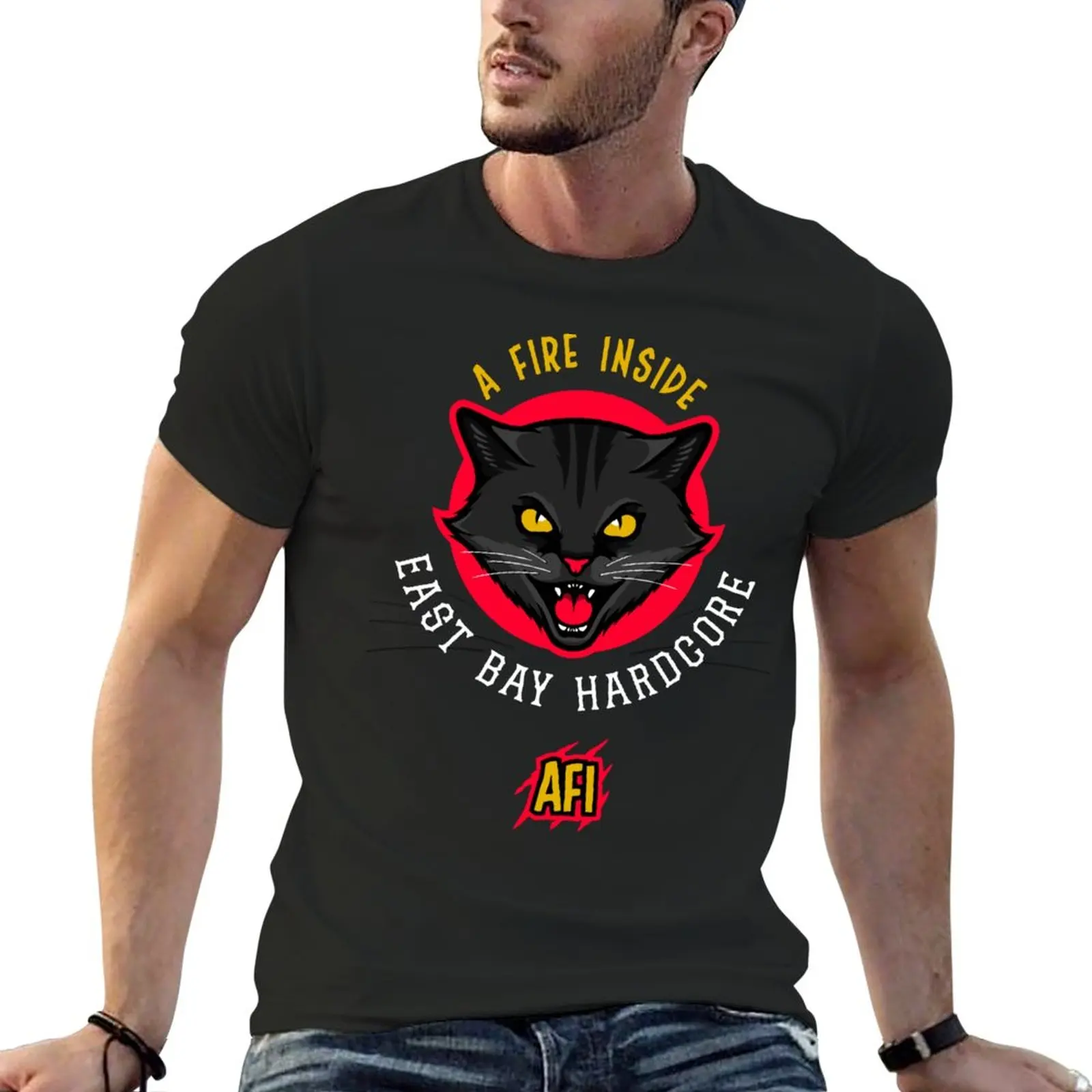 

AFI BAND T-Shirt tees for a boy vintage Men's t-shirts