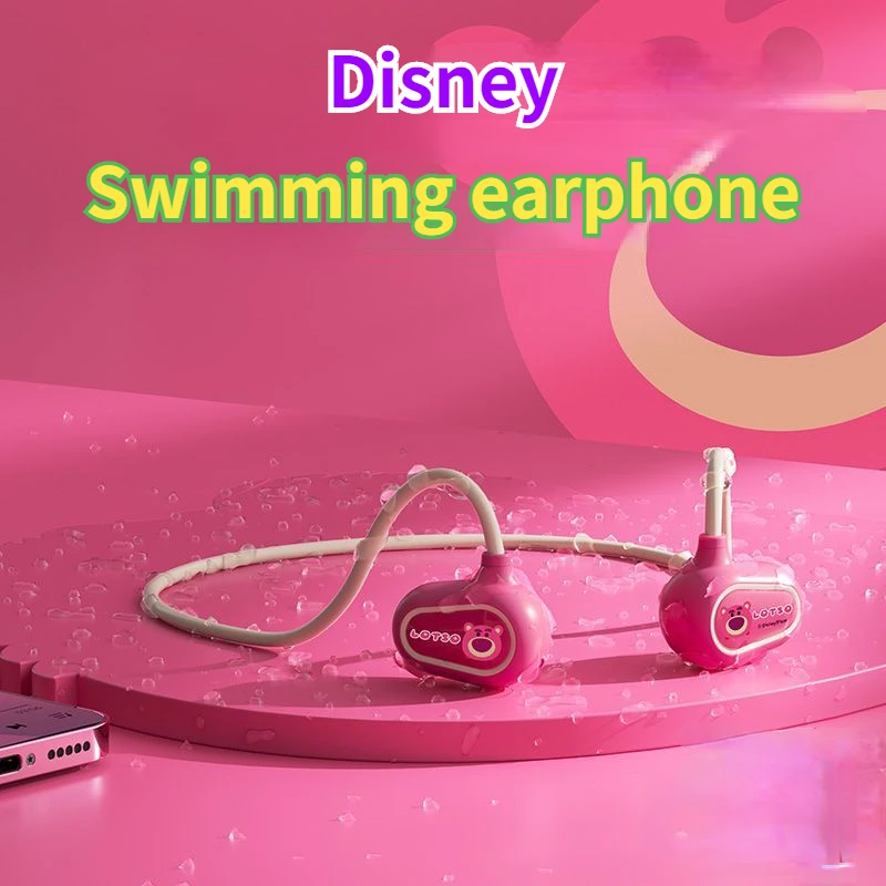 

Disney Bluetooth Headset for Bone Conduction Gas Conduction Sense Wireless Sports Running Special Earphone Headphones Tws