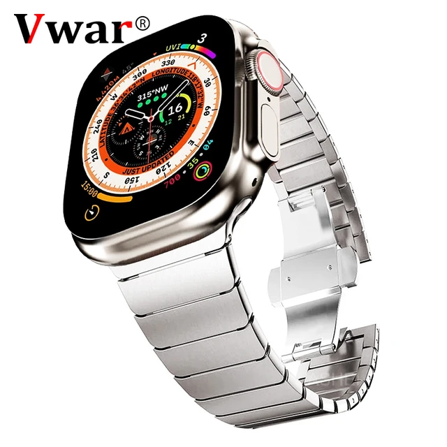 Apple Watch Band Stainless Steel  Iwatch Ultra Watch Band Luxury - Luxury Women  Band - Aliexpress