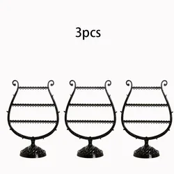 Elegant Wine Glass - Shaped Jewelry Display Stand - Perfect for Earrings, Bracelets, and Necklaces (3pcs)